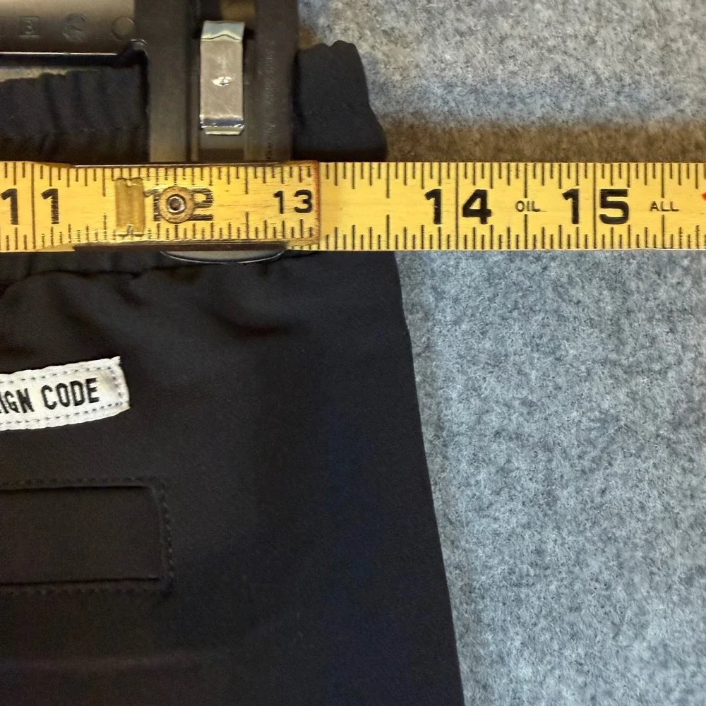 Sovereign Code Boys Black Cargo Jogger Pants Tech Utility Pockets Size 14/16